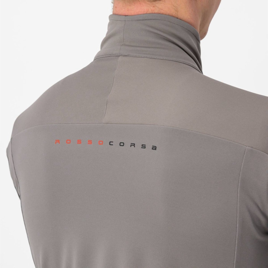 Castelli PERFETTO RoS 2 Men Jackets Grey / Khaki Grey | DR9354270