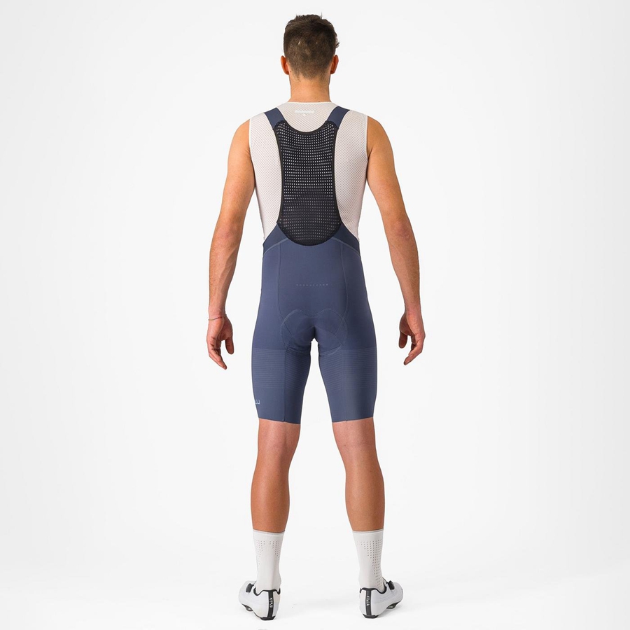 Castelli PREMIO Men Bib Shorts Blue / Grey Blue | PV0487269