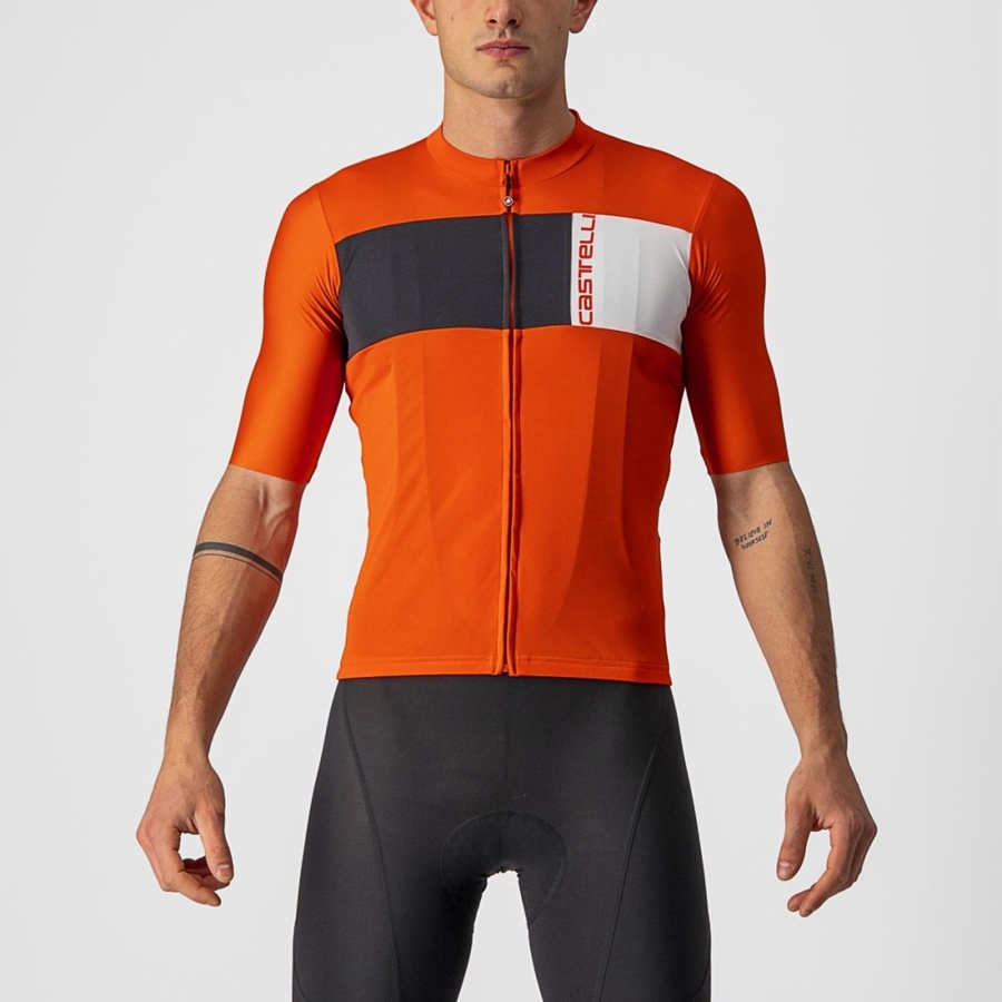 Castelli PROLOGO 7 Men Jersey Red / Black / White | IF7081945