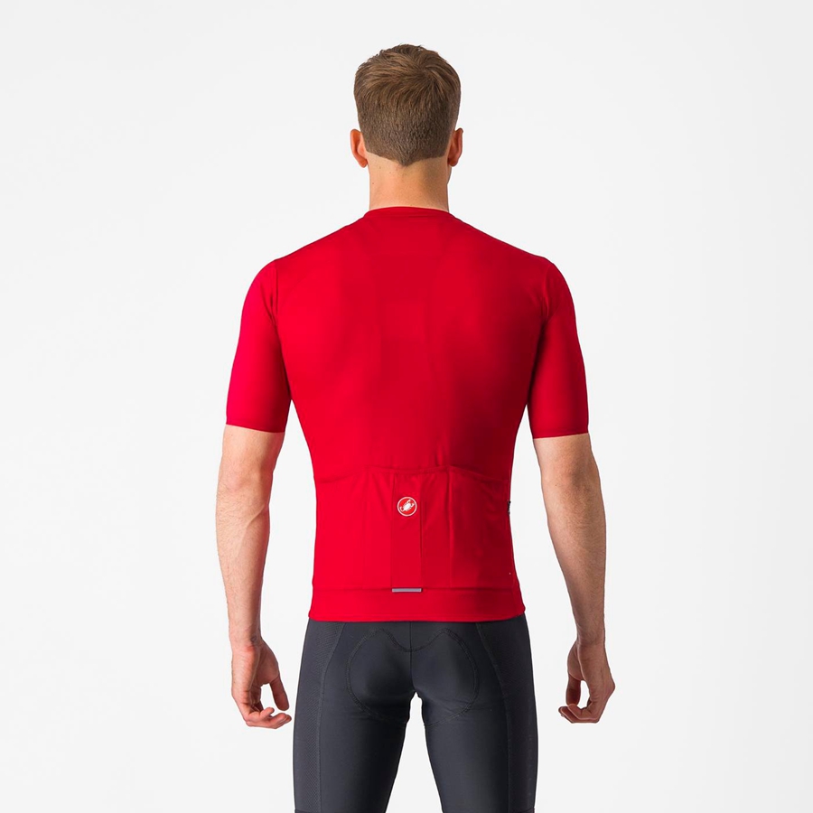 Castelli PROLOGO LITE Men Jersey Red | VY5132897