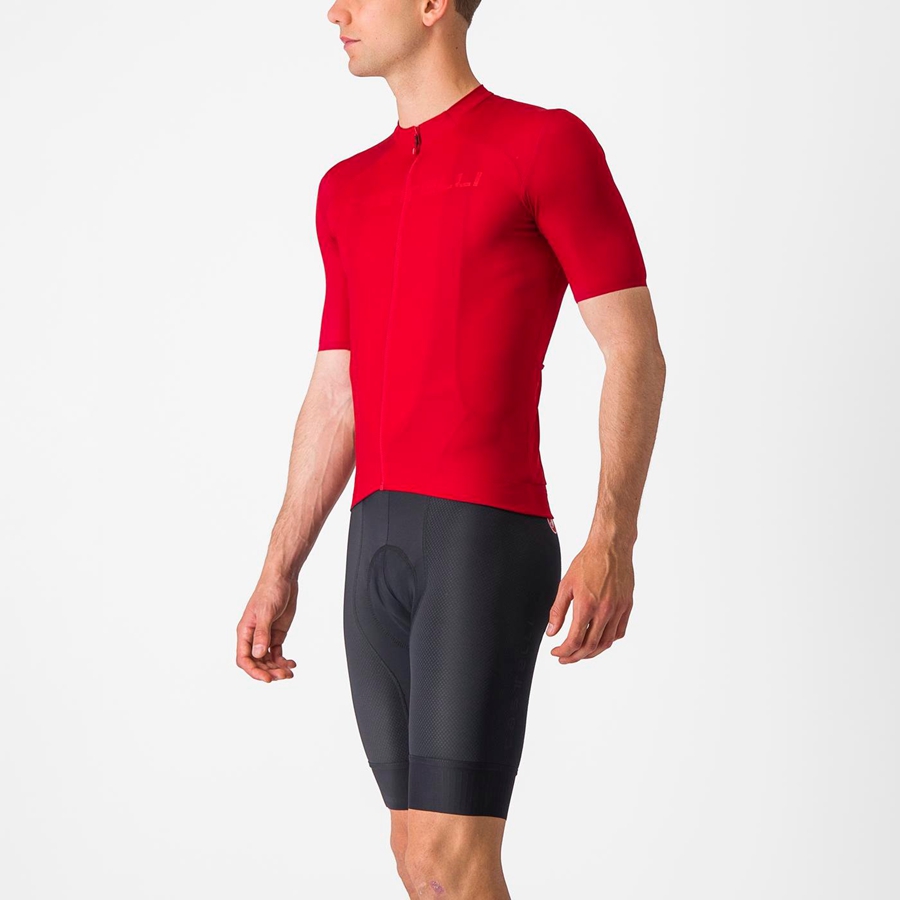 Castelli PROLOGO LITE Men Jersey Red | VY5132897