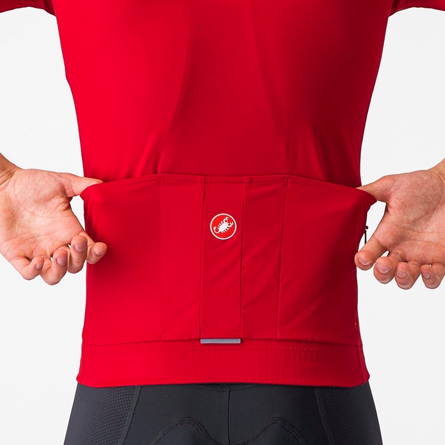 Castelli PROLOGO LITE Men Jersey Red | VY5132897