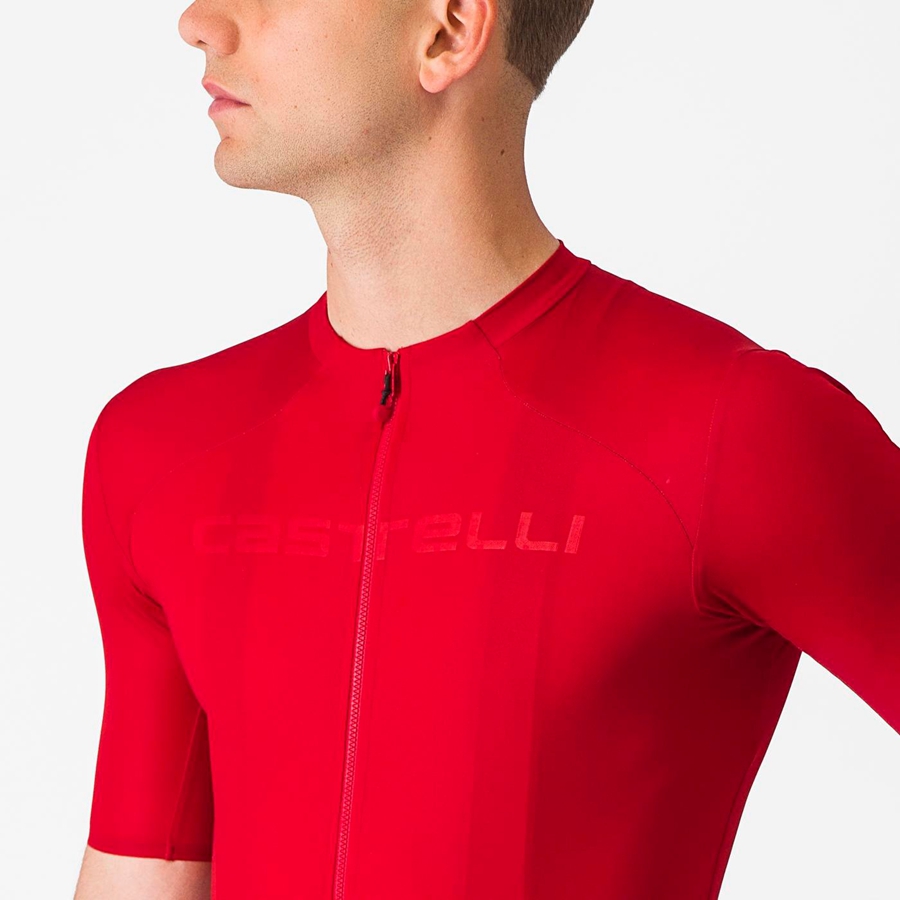 Castelli PROLOGO LITE Men Jersey Red | VY5132897