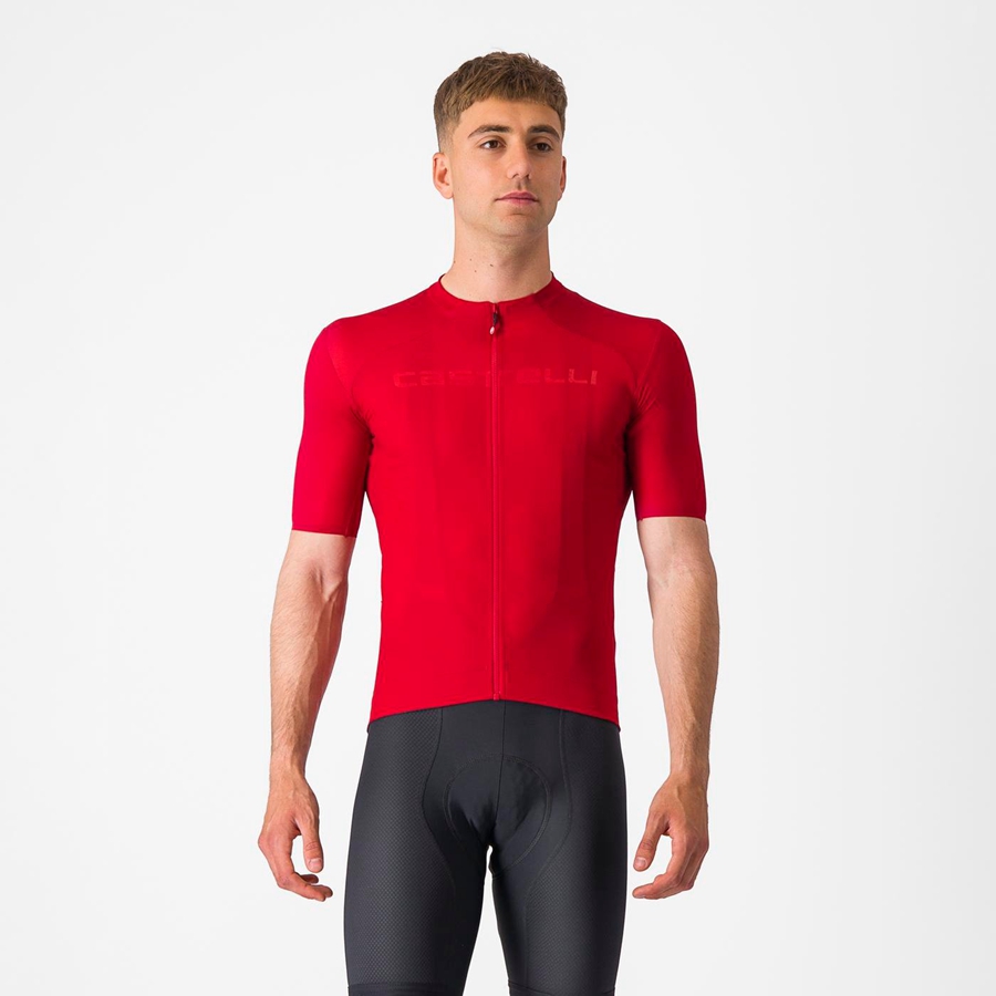 Castelli PROLOGO LITE Men Jersey Red | VY5132897