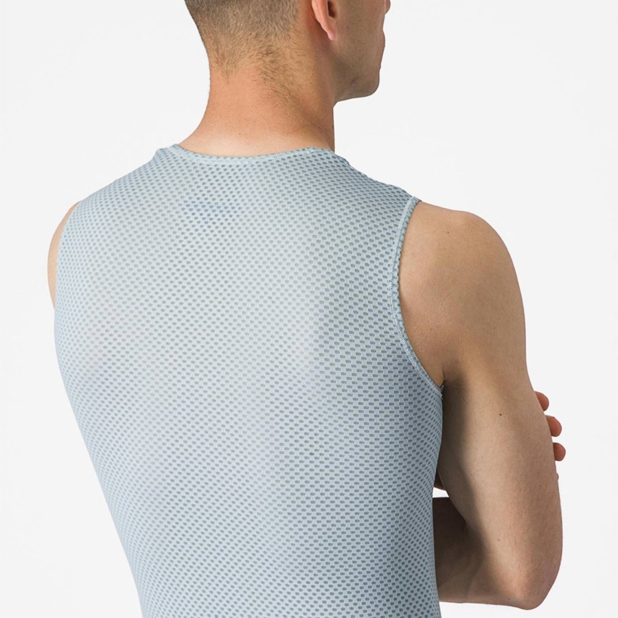 Castelli PRO MESH 2.0 SLEEVELESS Men Base Layer Blue | DB8549203