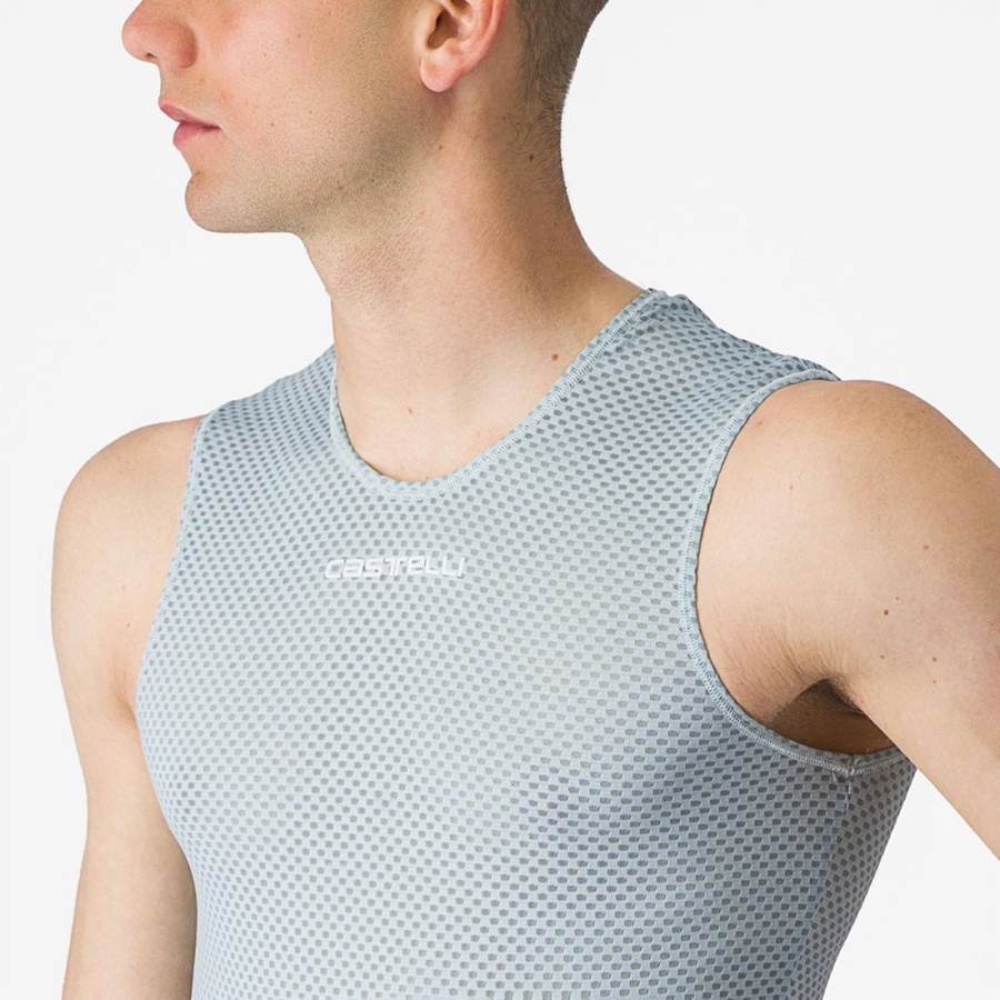 Castelli PRO MESH 2.0 SLEEVELESS Men Base Layer Blue | DB8549203