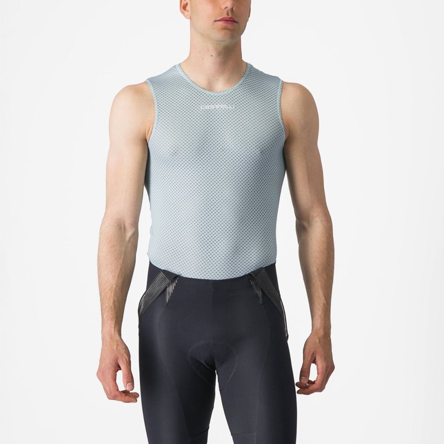 Castelli PRO MESH 2.0 SLEEVELESS Men Base Layer Blue | DB8549203