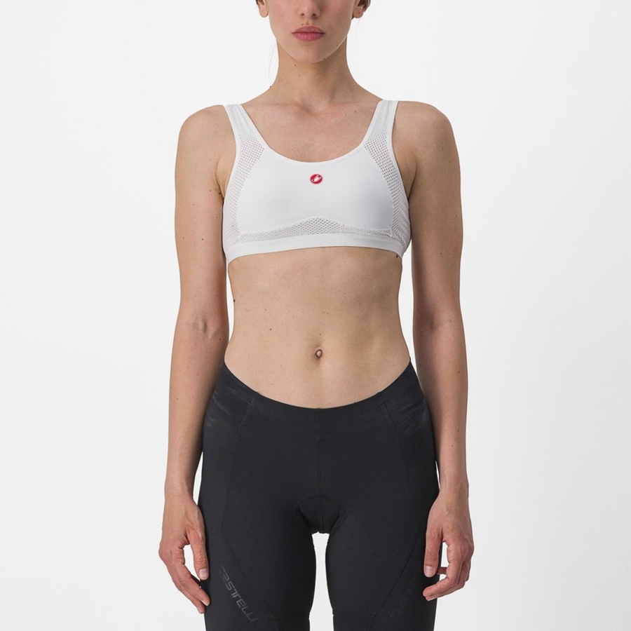 Castelli ROSSO CORSA BRA Women Base Layer White | BC0243716