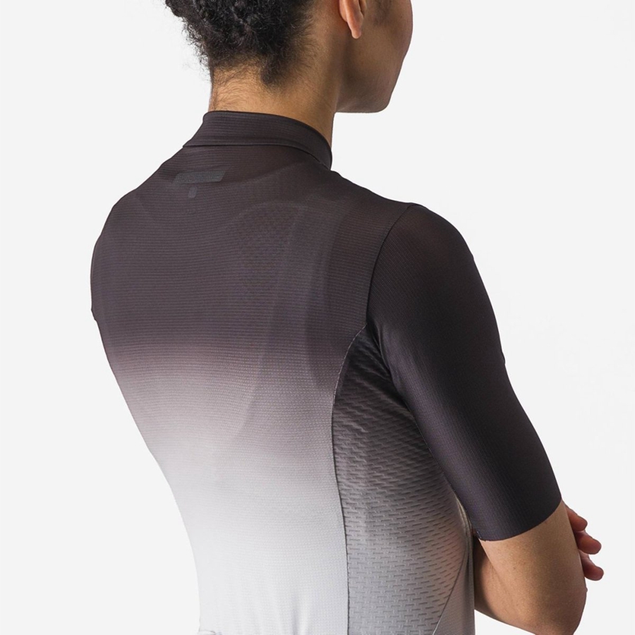 Castelli SALITA Women Jersey Black / Silver Grey / White | AC2390687