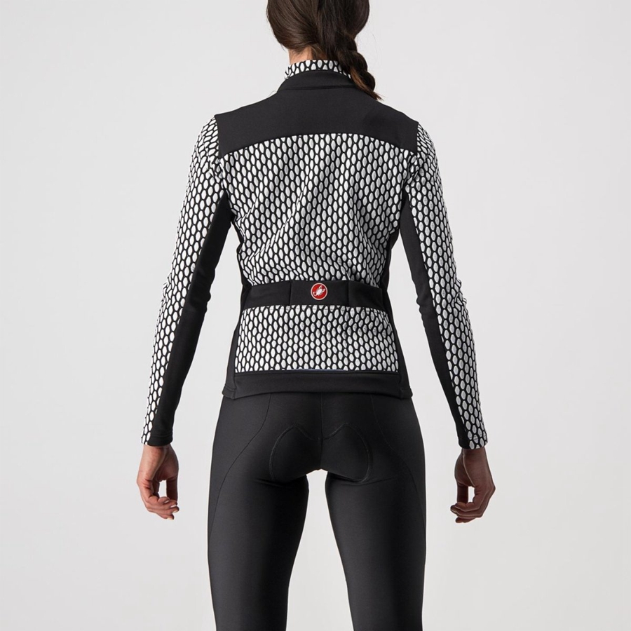 Castelli SFIDA 2 FZ Women Jersey Black / White | XZ6123094