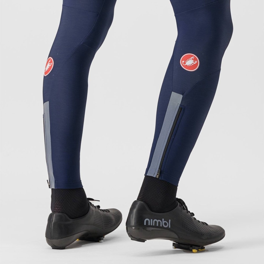 Castelli SORPASSO RoS Men Bib Tights Blue | PF1502867