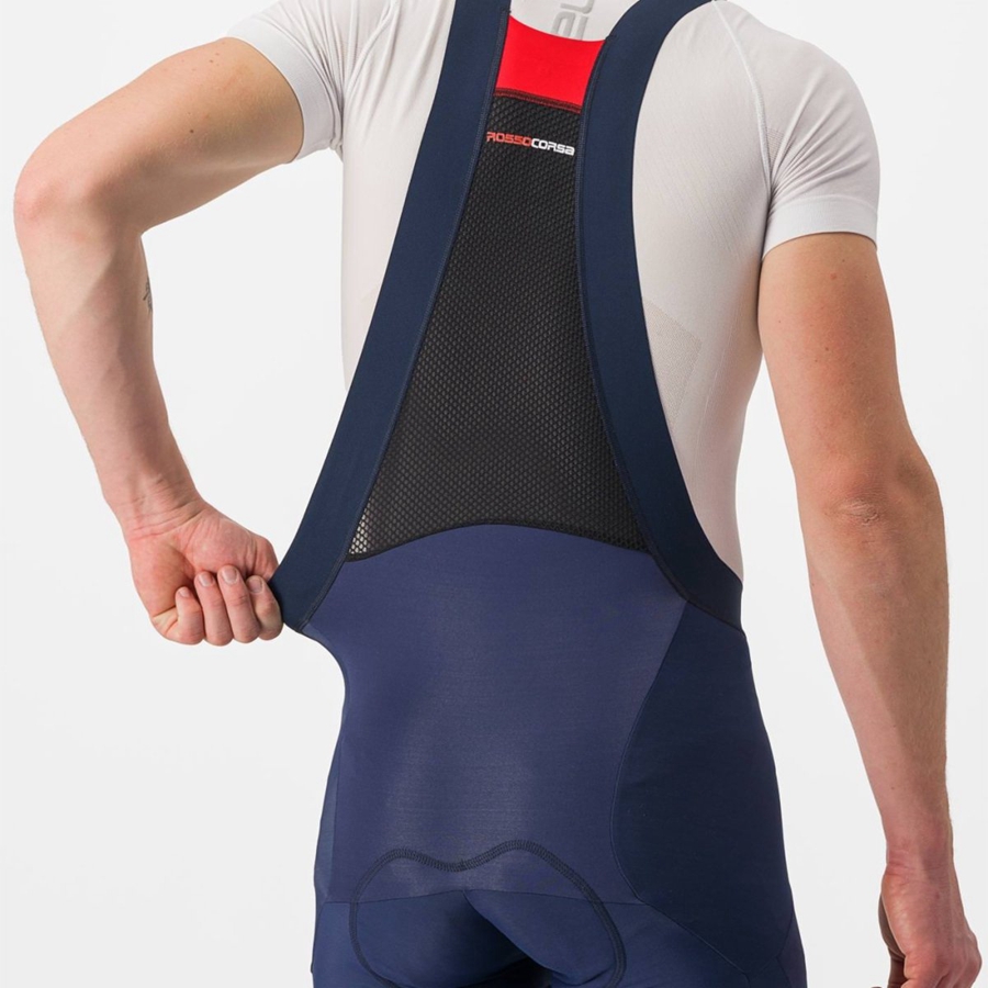 Castelli SORPASSO RoS Men Bib Tights Blue | PF1502867