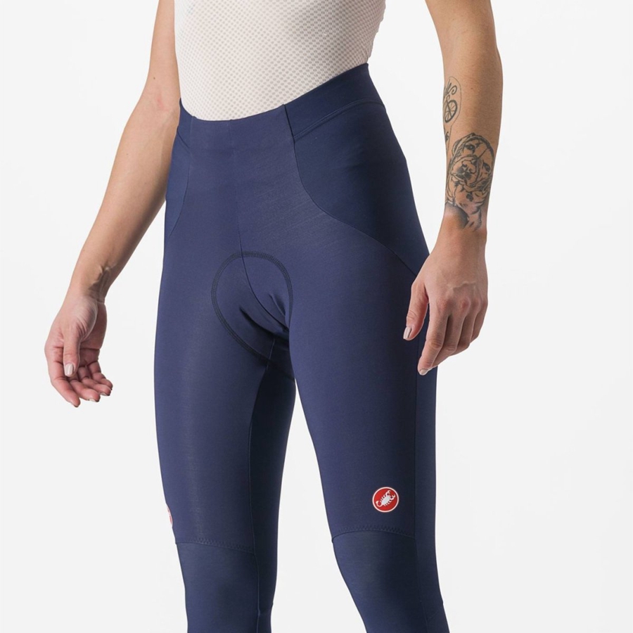 Castelli SORPASSO RoS W Women Leggings Blue / Silver | DO5471903