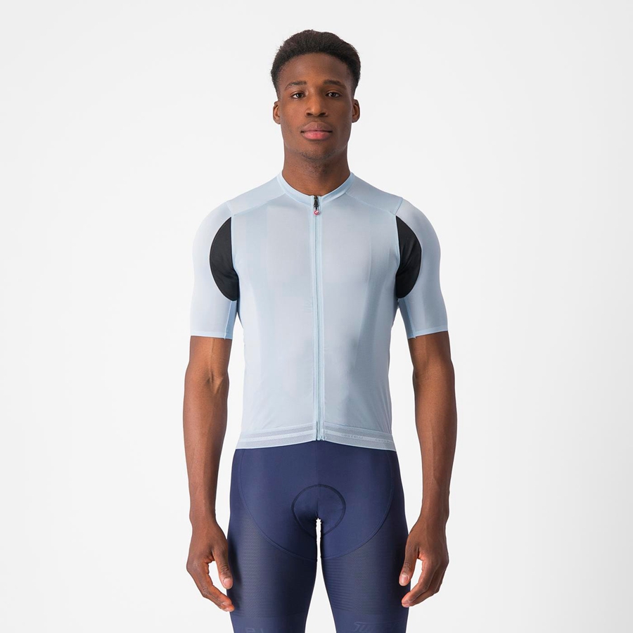 Castelli SUPERLEGGERA 3 Men Jersey Blue | SC8627490