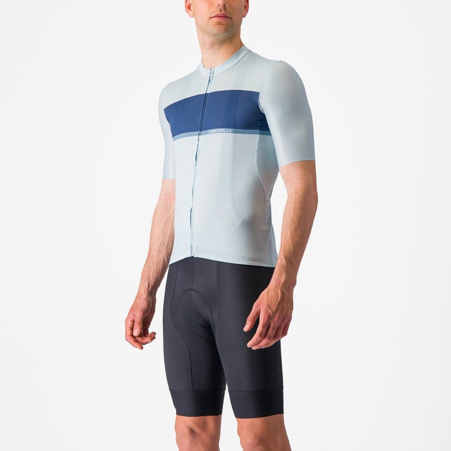 Castelli TRADIZIONE Men Jersey Blue / Blue / Grey | DM2701695