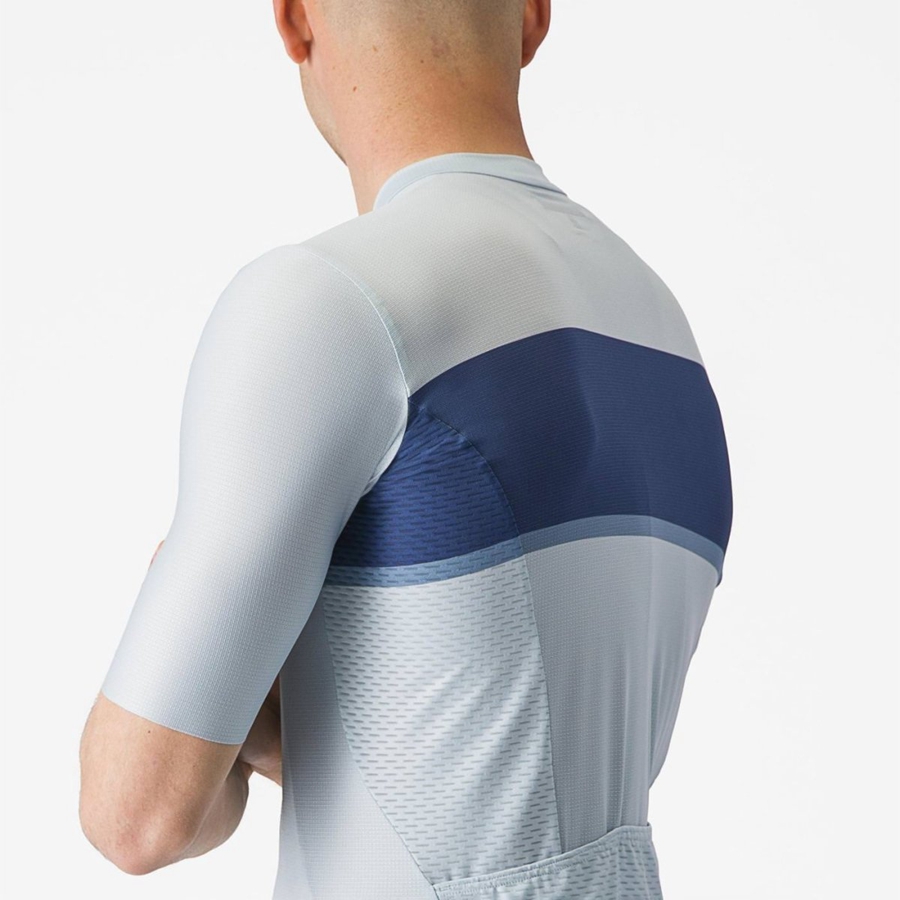 Castelli TRADIZIONE Men Jersey Blue / Blue / Grey | DM2701695