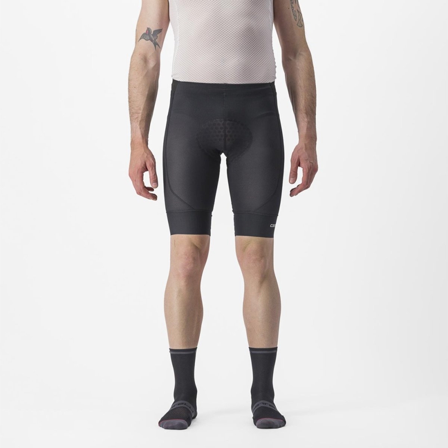 Castelli TRAIL LINER Men Shorts Black | TC9751036