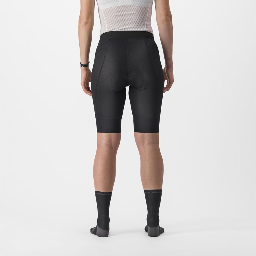 Castelli TRAIL W LINER Women Shorts Black | MZ2403581