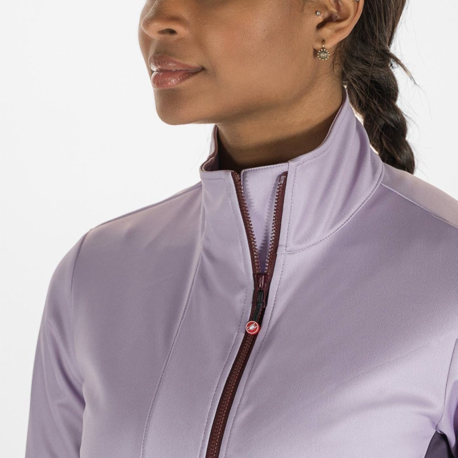 Castelli TRANSITION 2 W Women Jackets Purple | MZ9542013