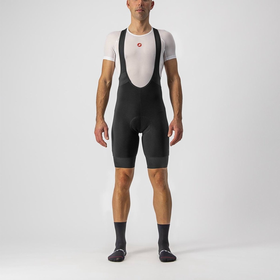 Castelli TUTTO NANO Men Bib Shorts Black | HB9215703