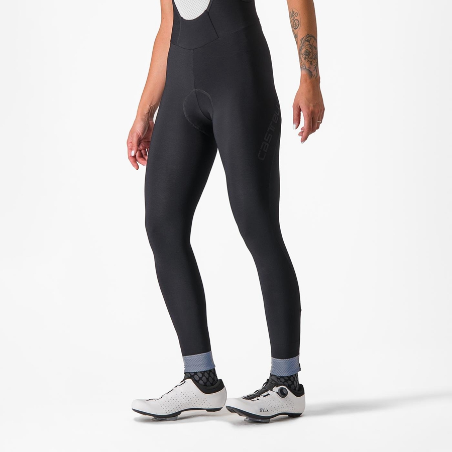 Castelli TUTTO NANO W Women Bib Tights Black | CK8152694