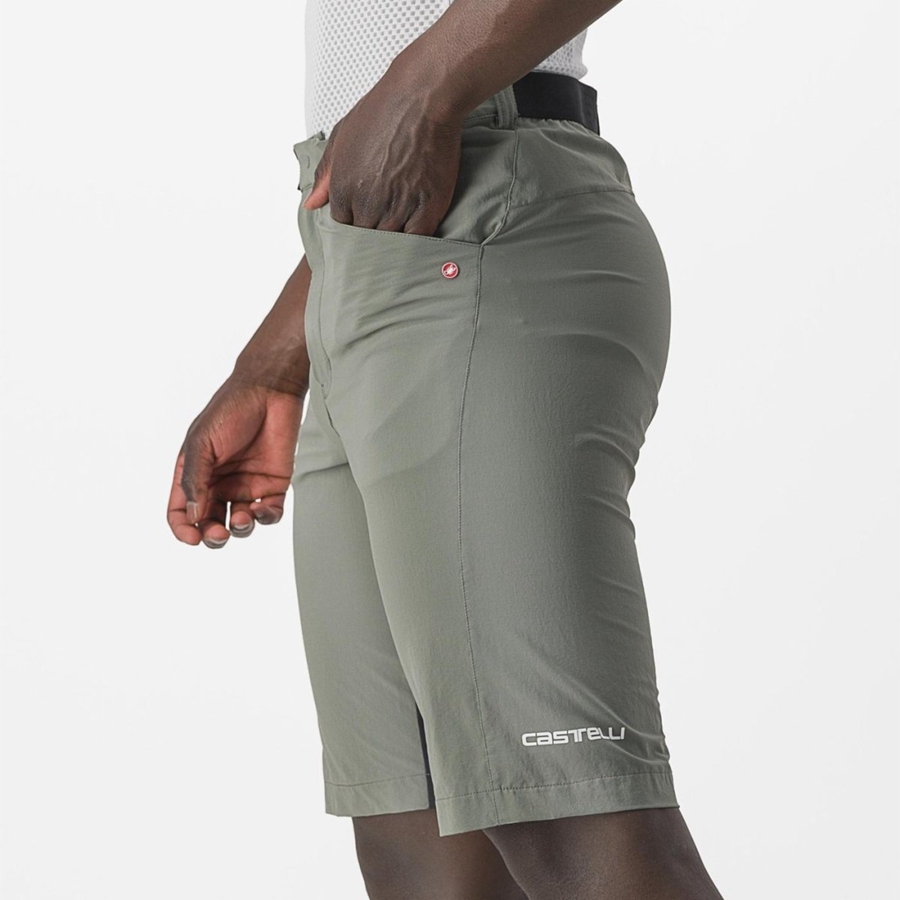 Castelli UNLIMITEDGY Men Shorts Grey | UD7925401