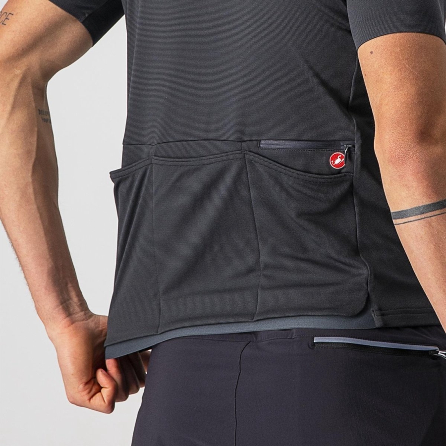 Castelli UNLIMITED ALLROAD Men Jersey Dark Grey | DG8302674