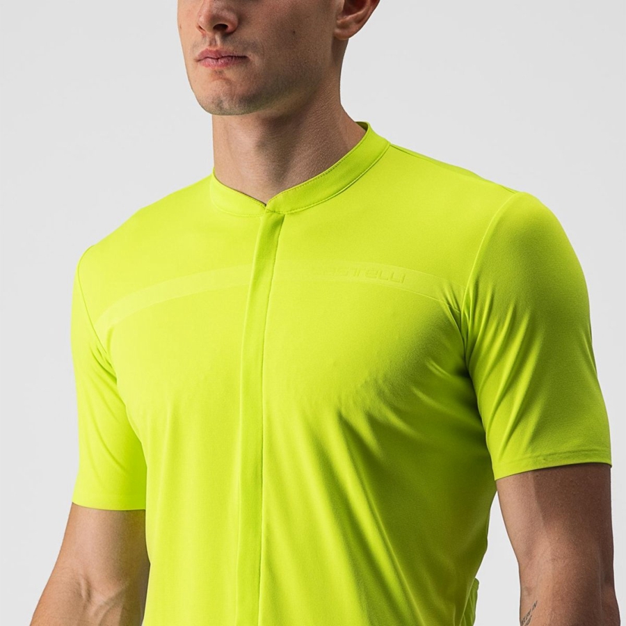 Castelli UNLIMITED ALLROAD Men Jersey Light Green | ZC8051634