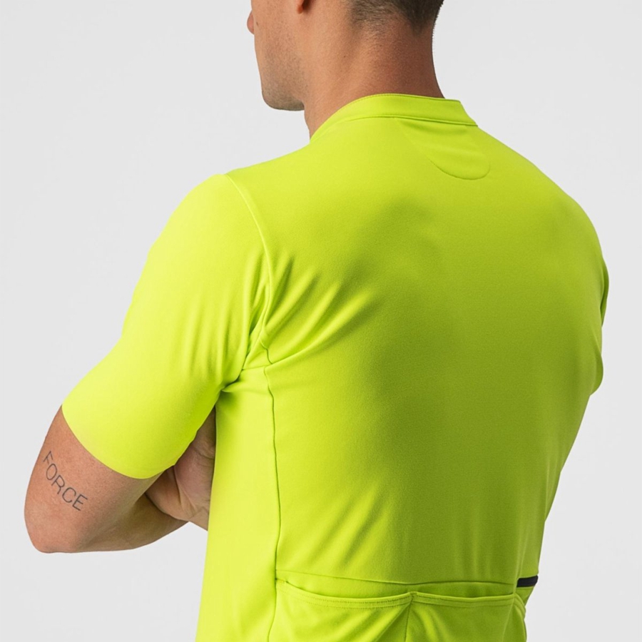 Castelli UNLIMITED ALLROAD Men Jersey Light Green | ZC8051634