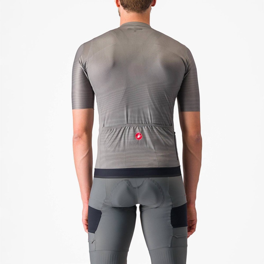 Castelli UNLIMITED ENDURANCE Men Jersey Grey | XM8263149