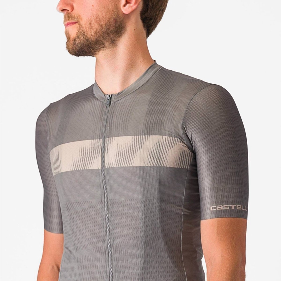 Castelli UNLIMITED ENDURANCE Men Jersey Grey | XM8263149