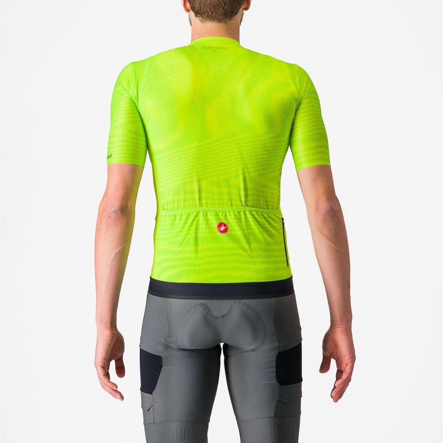 Castelli UNLIMITED ENDURANCE Men Jersey Light Green / Dark Grey | KZ3579062