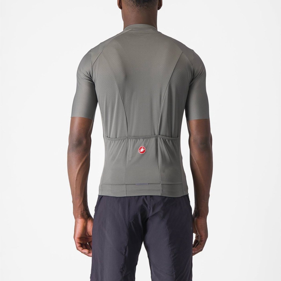 Castelli UNLIMITED ENTRATA 2 Men Jersey Grey | LH5379840