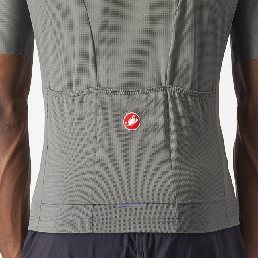 Castelli UNLIMITED ENTRATA 2 Men Jersey Grey | LH5379840