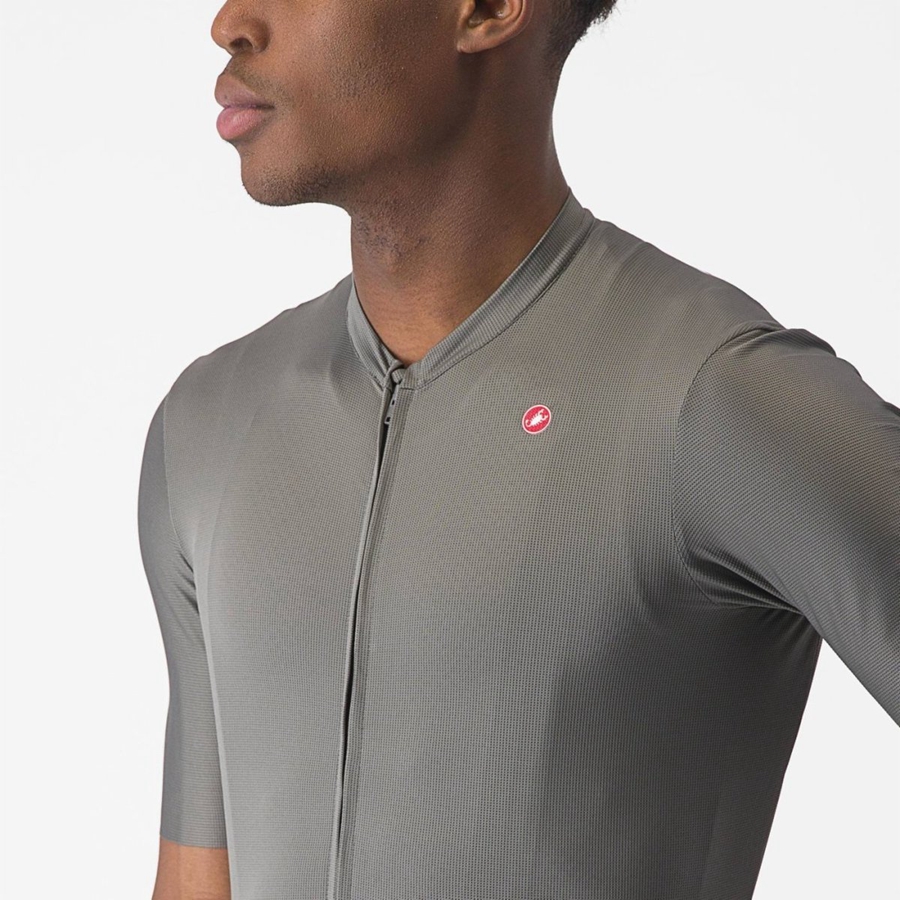 Castelli UNLIMITED ENTRATA 2 Men Jersey Grey | LH5379840