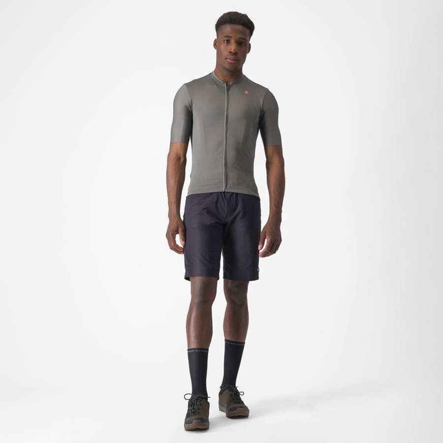 Castelli UNLIMITED ENTRATA 2 Men Jersey Grey | LH5379840