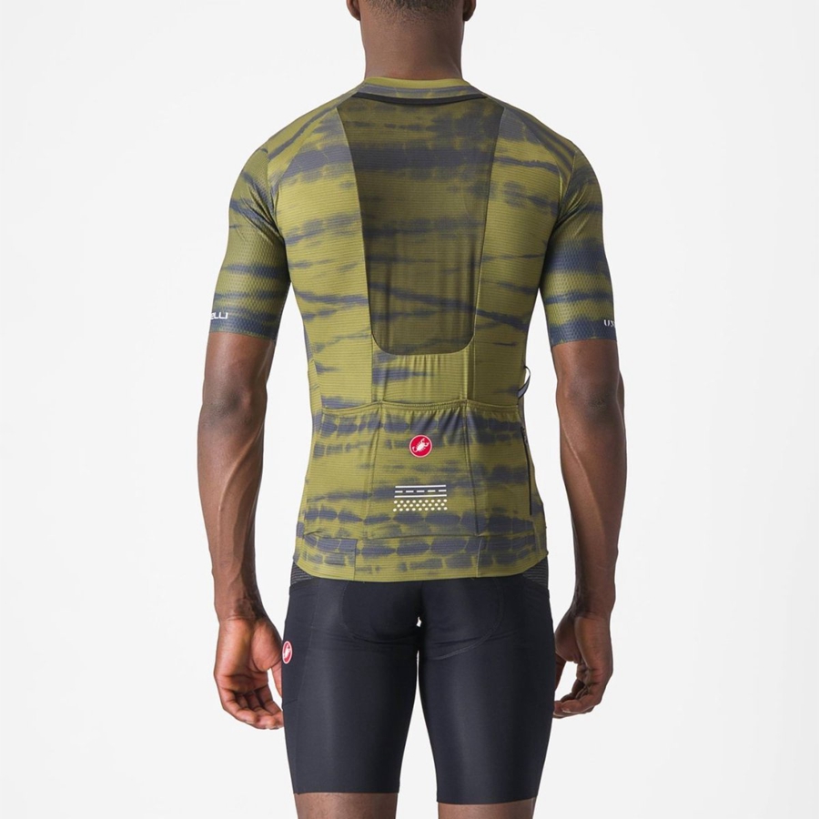 Castelli UNLIMITED PRO Men Jersey Olive | FL9562087