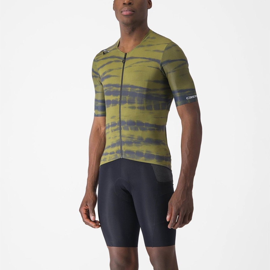 Castelli UNLIMITED PRO Men Jersey Olive | FL9562087