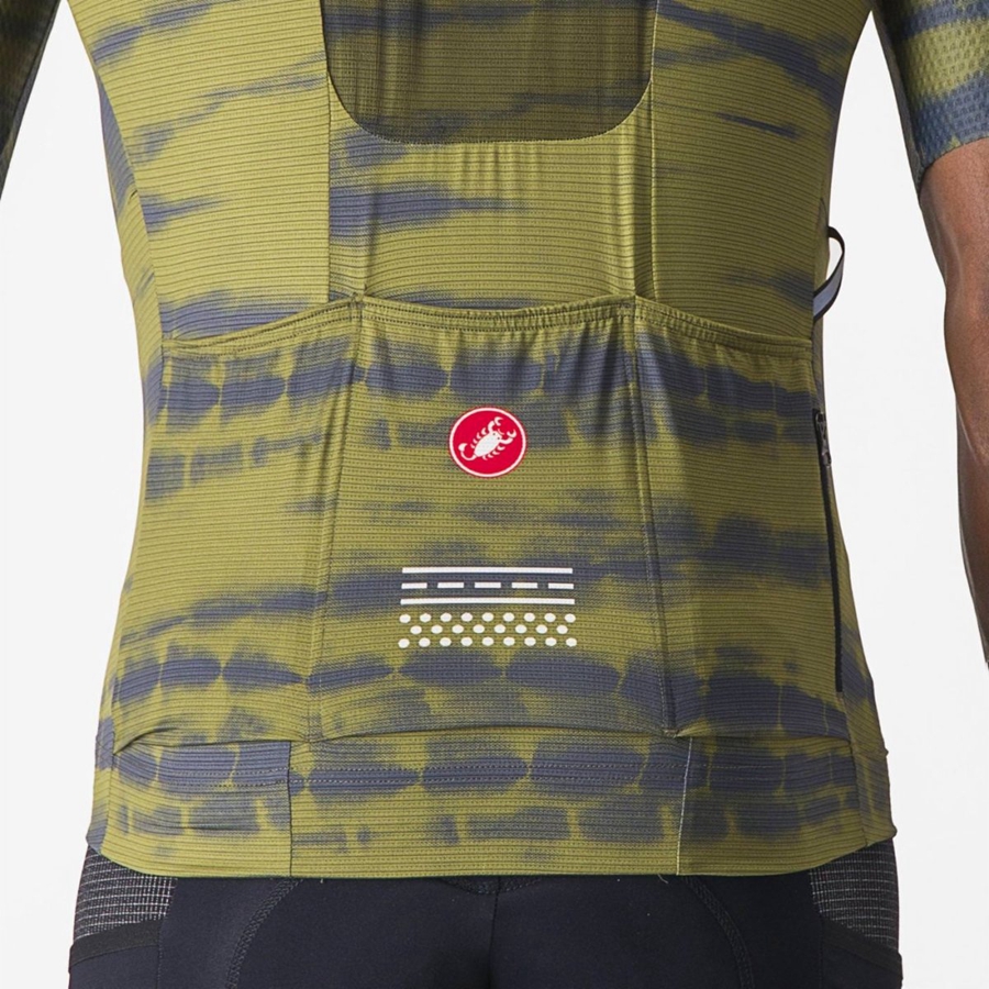 Castelli UNLIMITED PRO Men Jersey Olive | FL9562087