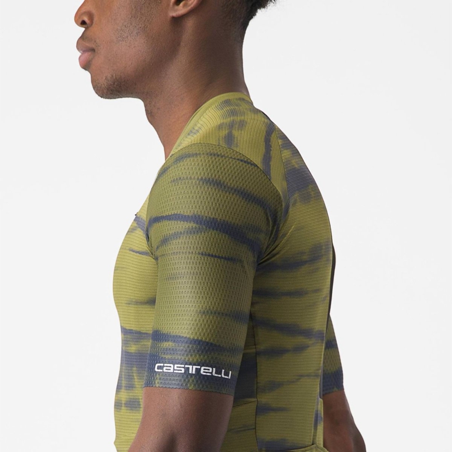 Castelli UNLIMITED PRO Men Jersey Olive | FL9562087