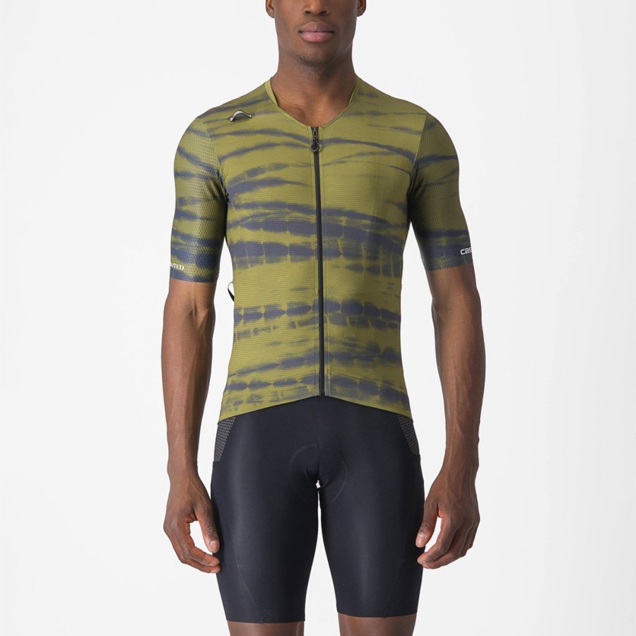 Castelli UNLIMITED PRO Men Jersey Olive | FL9562087