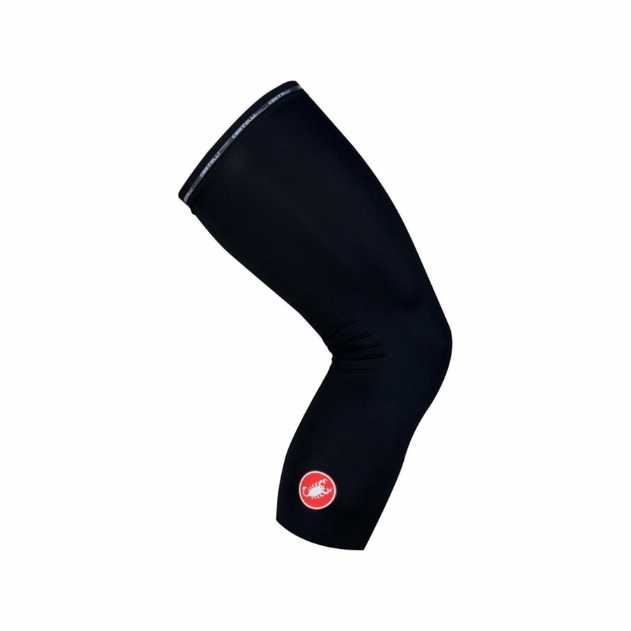 Castelli UPF 50+ LIGHT KNEE SLEEVES Men Leg Warmer Black | RU8976431