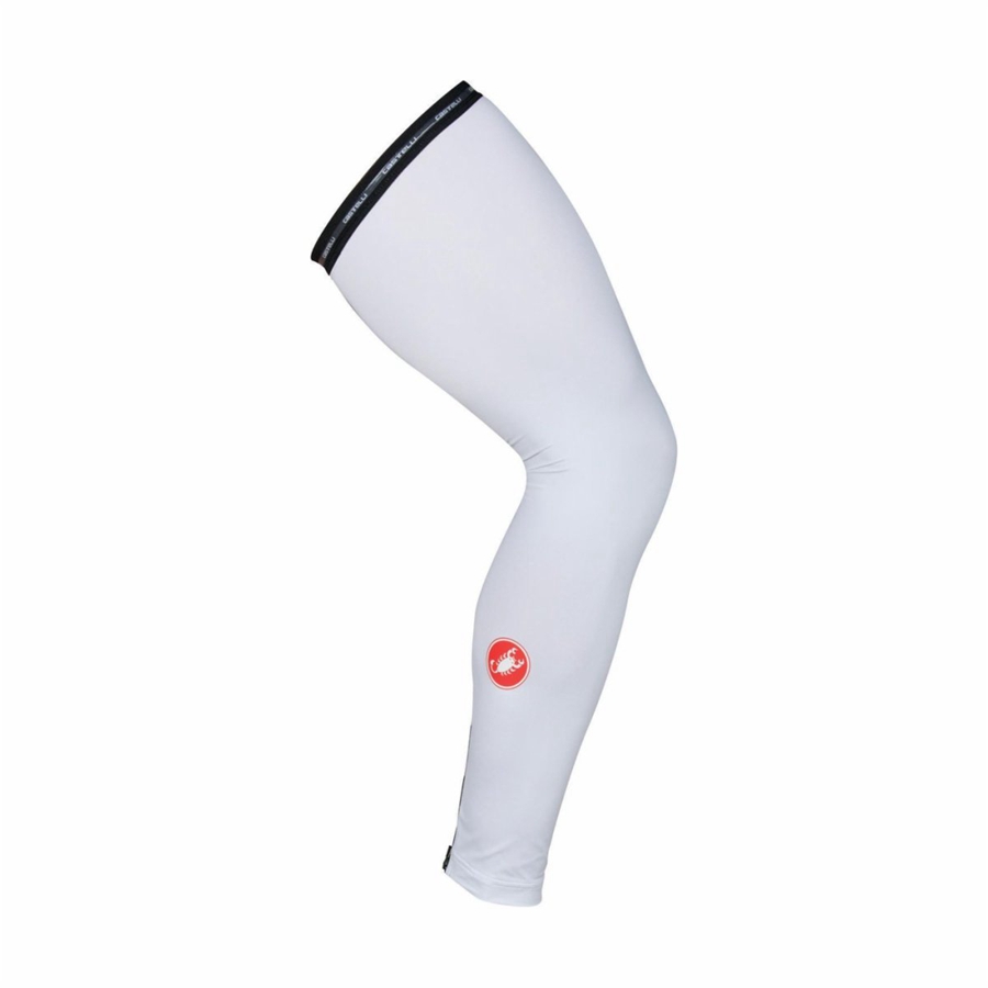 Castelli UPF 50 + LIGHT LEG SLEEVES Women Leg Warmer White | PU3547691