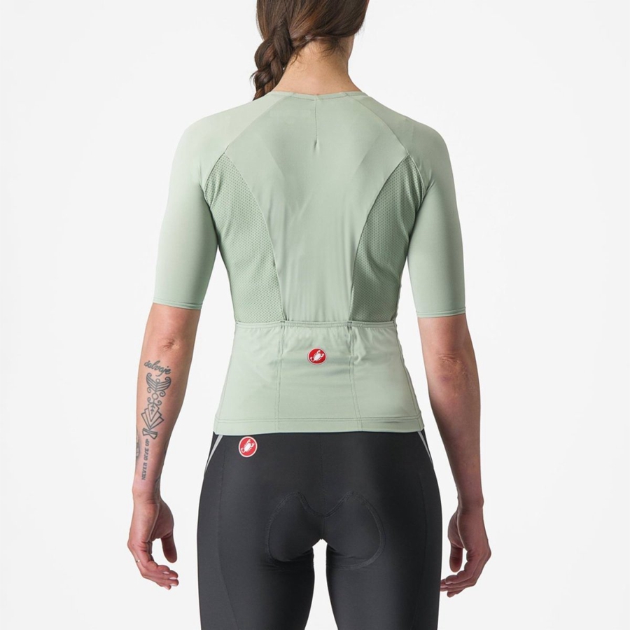 Castelli VELOCISSIMA 2 Women Jersey Green / Blue | MB0296184