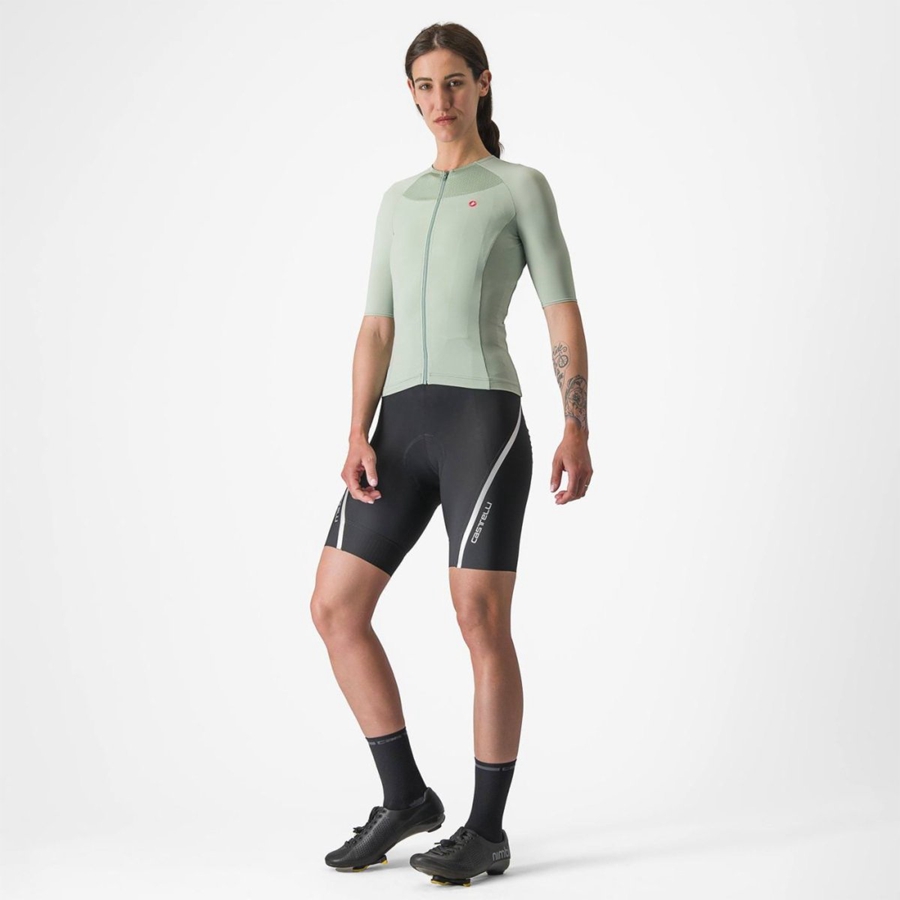 Castelli VELOCISSIMA 2 Women Jersey Green / Blue | MB0296184