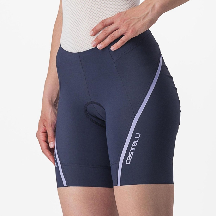 Castelli VELOCISSIMA 3 Women Shorts Blue / Purple White | WV8502176