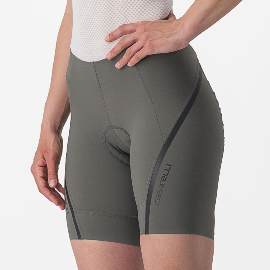 Castelli VELOCISSIMA 3 Women Shorts Grey / Dark Grey | QS3407298