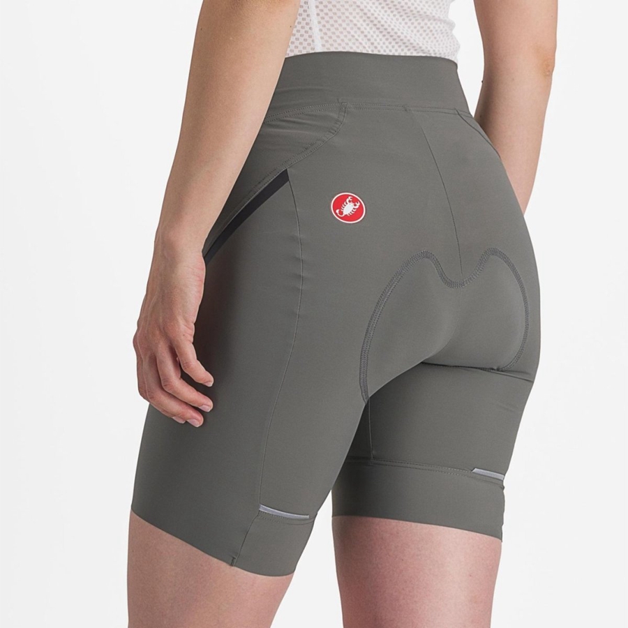 Castelli VELOCISSIMA 3 Women Shorts Grey / Dark Grey | QS3407298