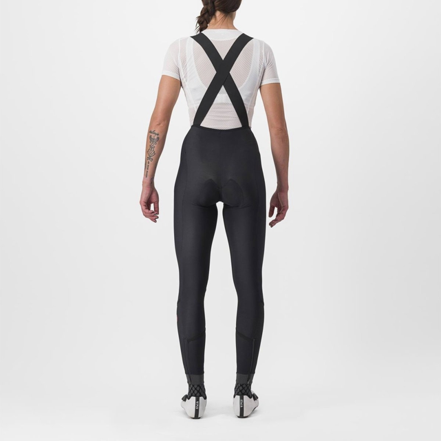 Castelli VELOCISSIMA DT Women Bib Tights Black / Black | AE0374869