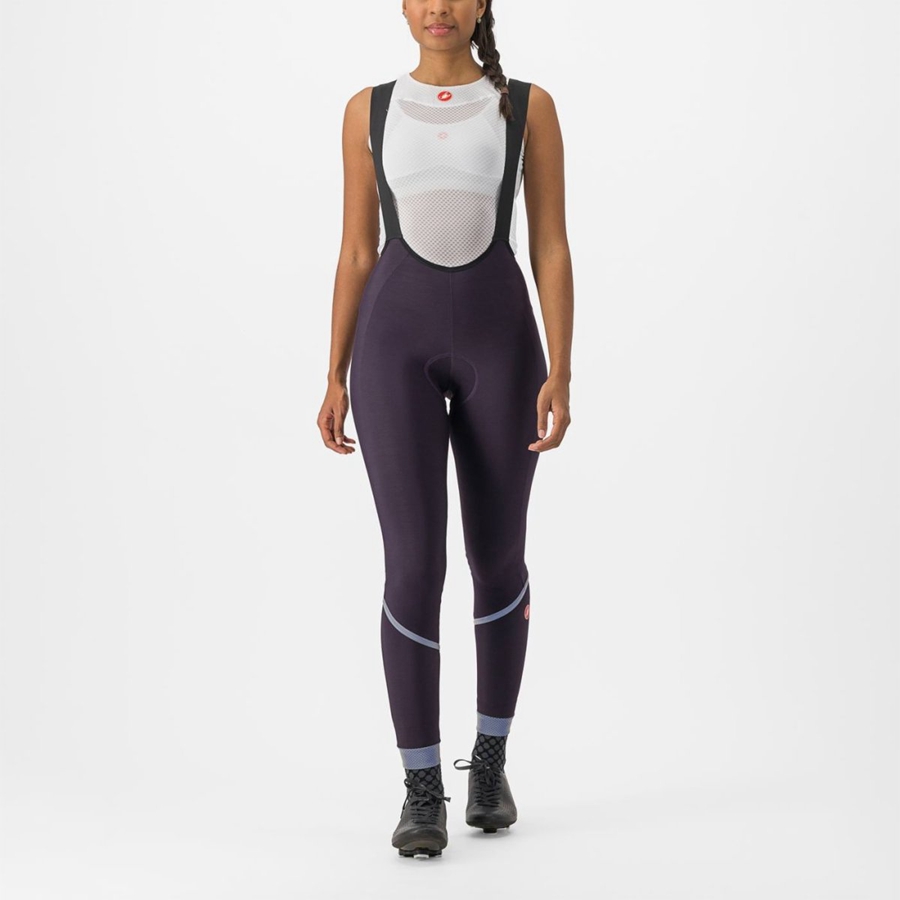 Castelli VELOCISSIMA DT Women Bib Tights Silver | WR7540683